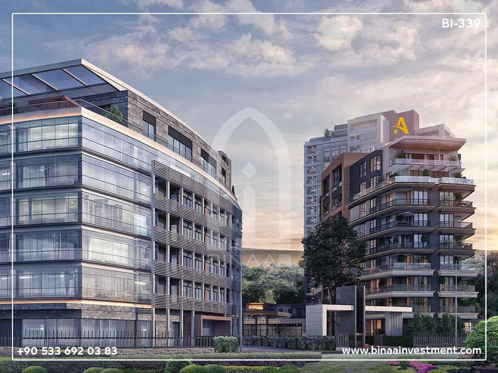 Residence and office compound in Istanbul Maslak